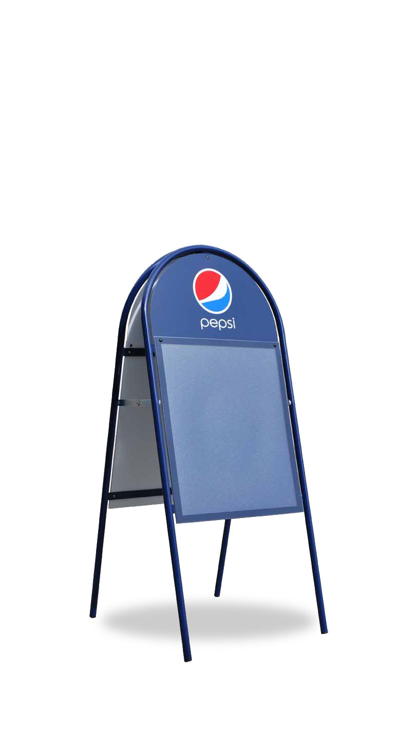 Rundrohr Aufsteller Pepsi